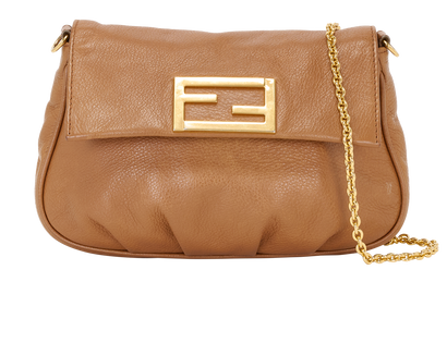 Fendista Pochette, &pound;550, Handbags, Brown, Leather, Front view